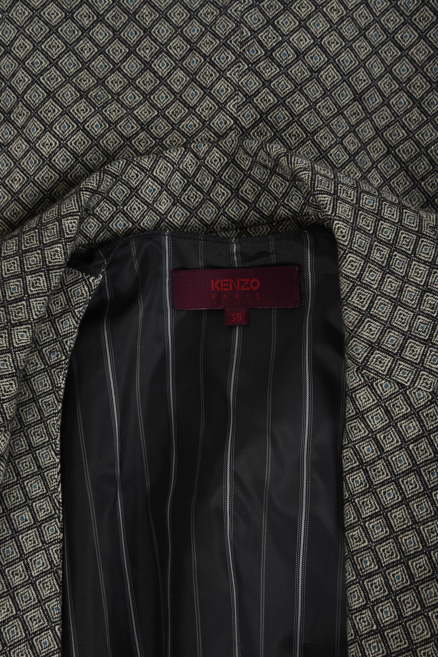 Eight Kenzo Items: One Dress, One Four-Piece Ensemble, One Two-Piece Jacket Ensemble, and One Vest