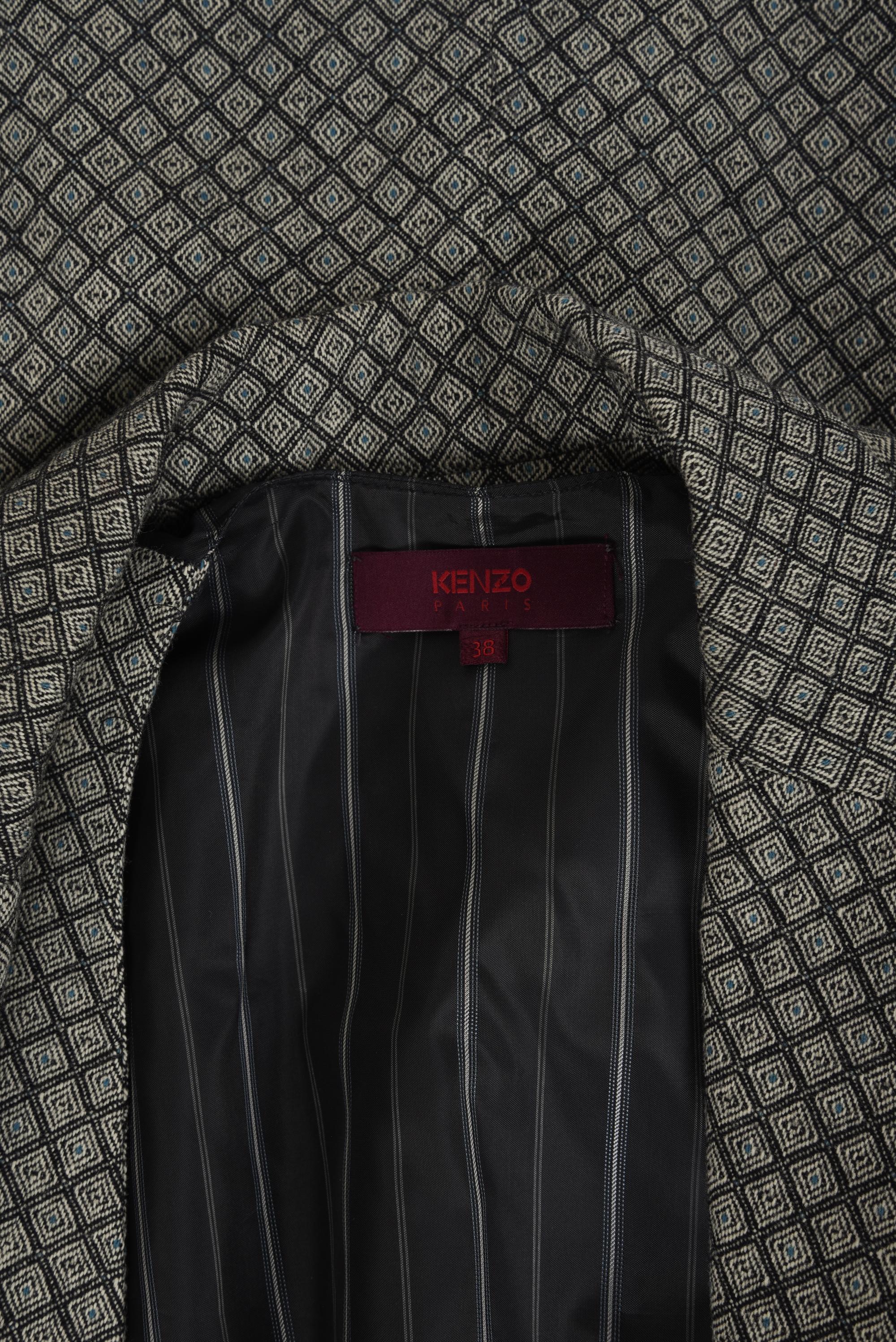 Eight Kenzo Items: One Dress, One Four-Piece Ensemble, One Two-Piece Jacket Ensemble, and One Vest
