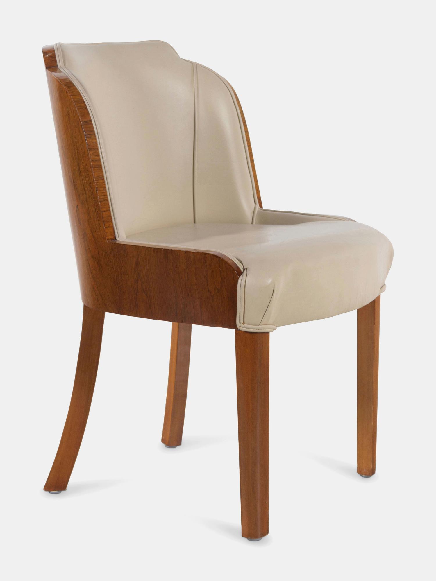 Set of Twelve Art Deco Cloud Dining Chairs, c. 1930s