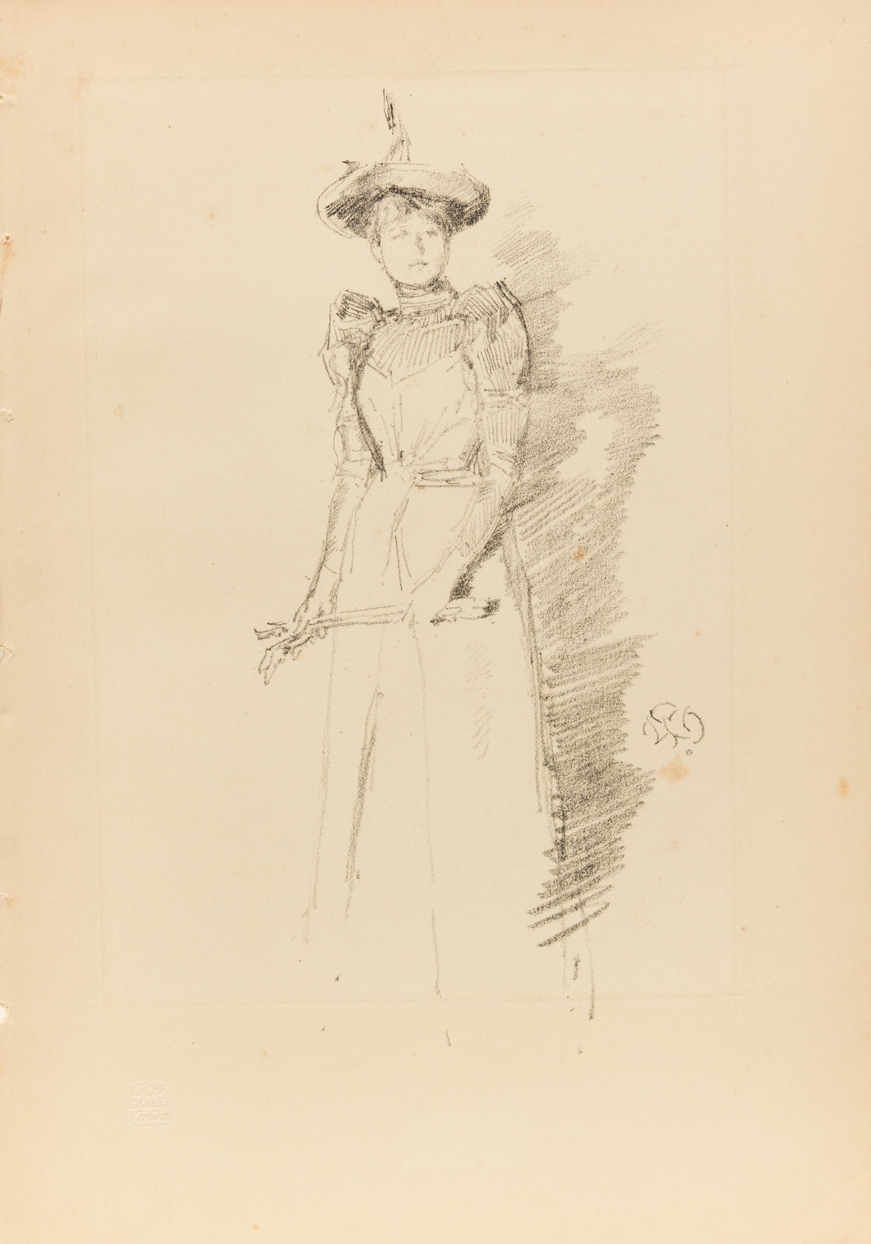 James Abbott McNeill Whistler, (American, 1834-1903), a group of 7 lithographs including Firelight – Joseph Pennell, No. 1, 1896 (3); T