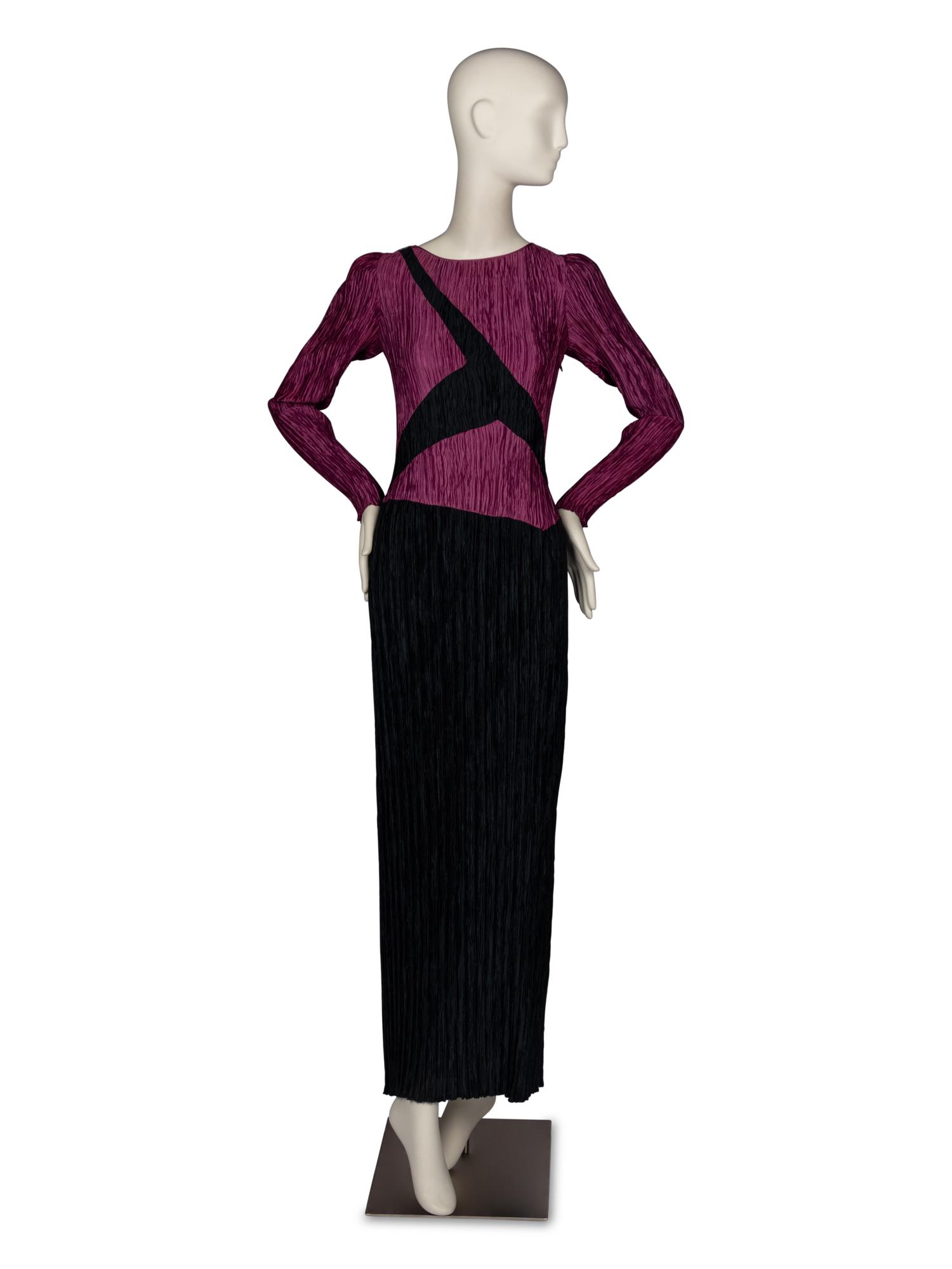 Mary McFadden Pleated Gown