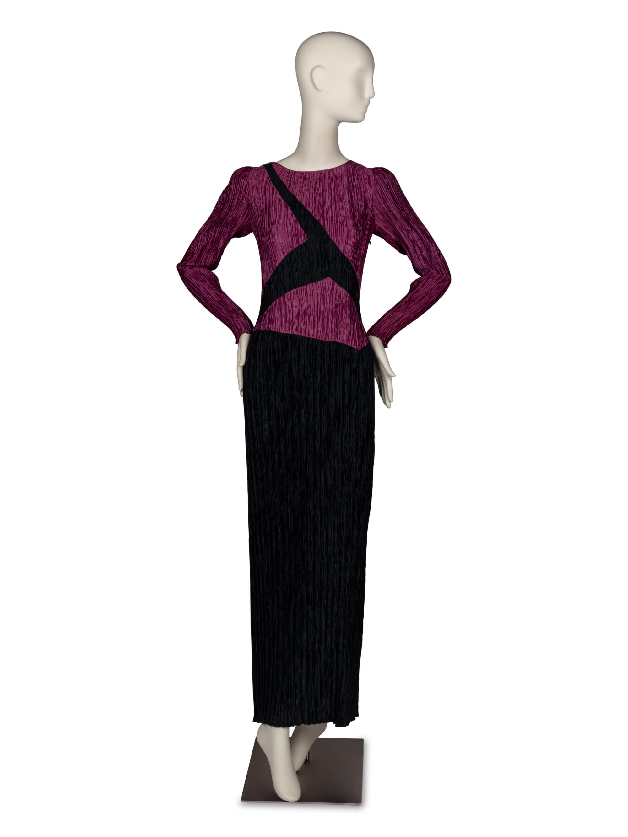 Mary McFadden Pleated Gown