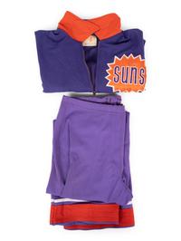 A 1980s Phoenix Suns Game Issued / Worn Warm Up Jacket and Pants