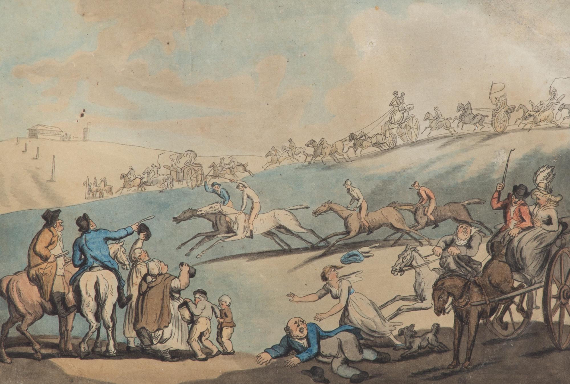 Thomas ROWLANDSON, after Image 7 1/4 x 11 inches. — RACING SERIES