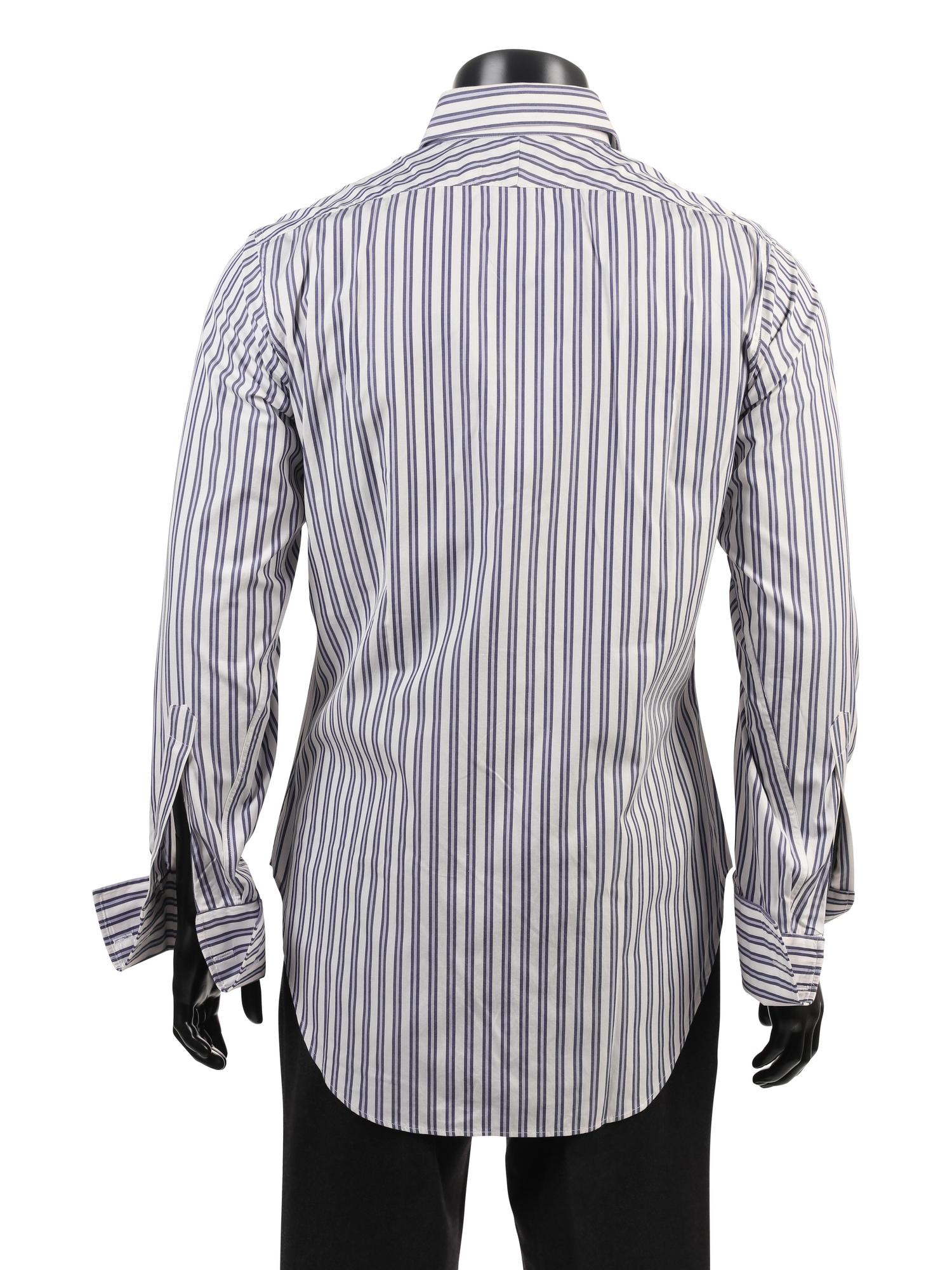 Group of Vintage Men's Designer Shirts, 1990-2000s: Harvey and Hudson, Valentino & Bagutta