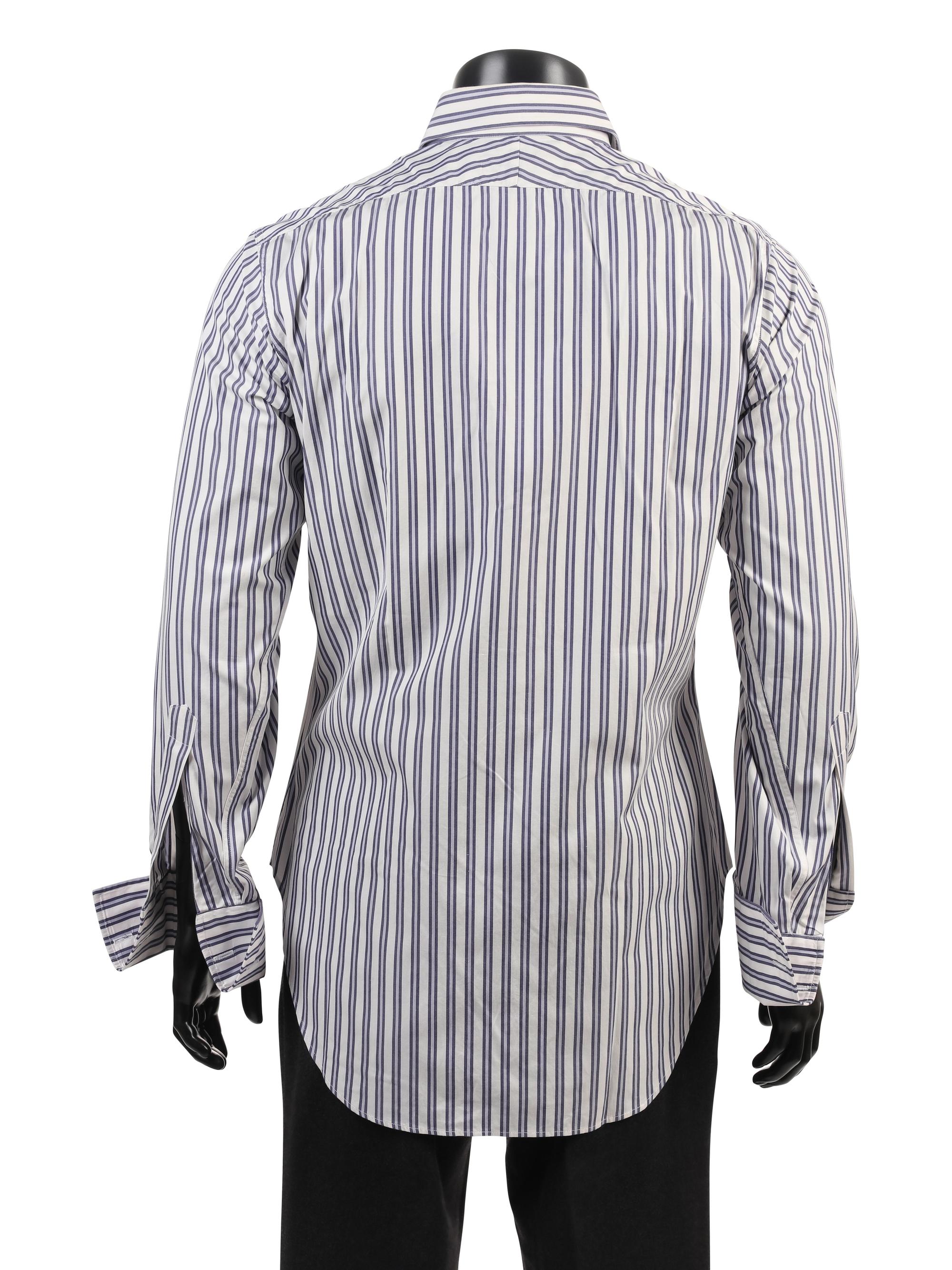 Group of Vintage Men's Designer Shirts, 1990-2000s: Harvey and Hudson, Valentino & Bagutta