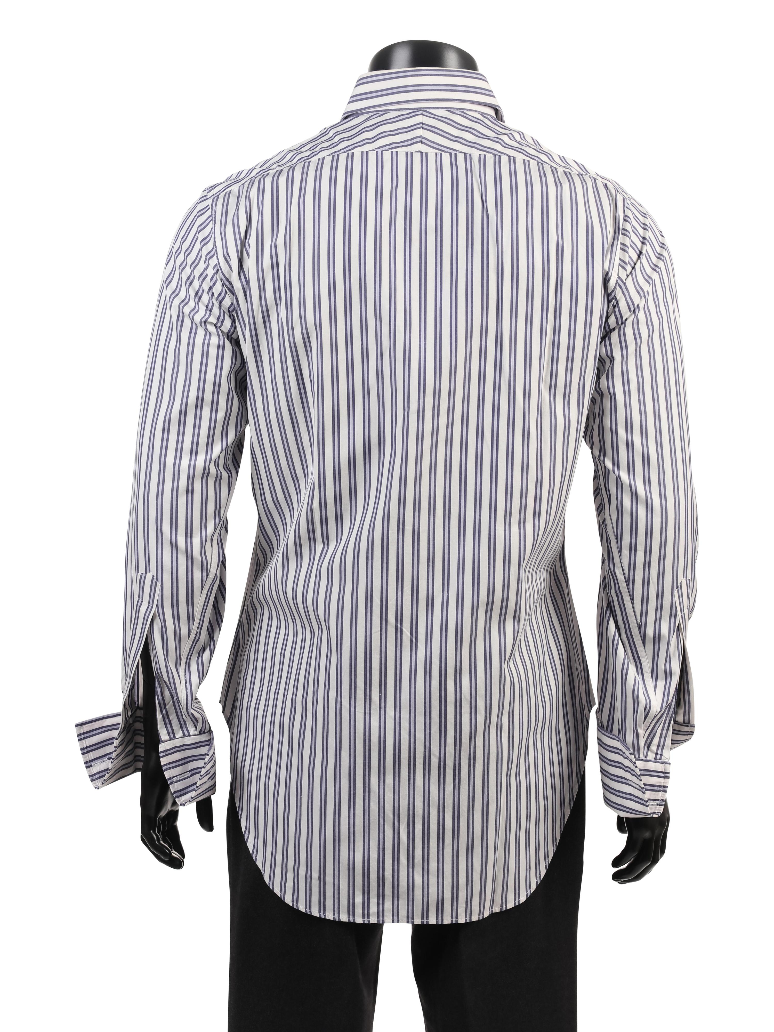 Group of Vintage Men's Designer Shirts, 1990-2000s: Harvey and Hudson, Valentino & Bagutta