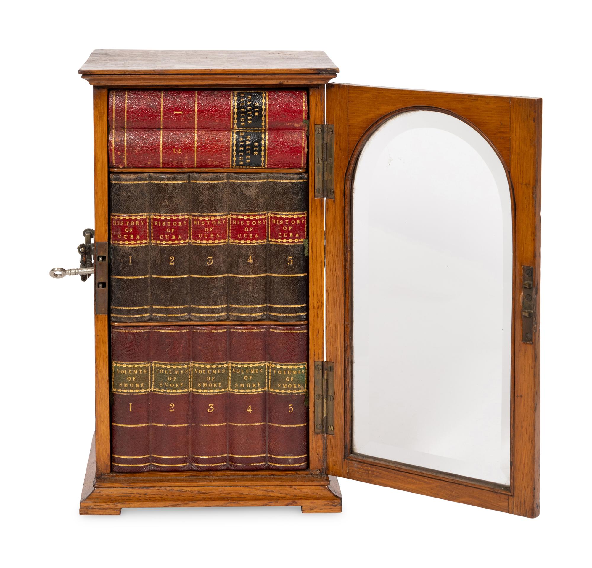 A Victorian Tromp l'Oeil Oak Sentry Box