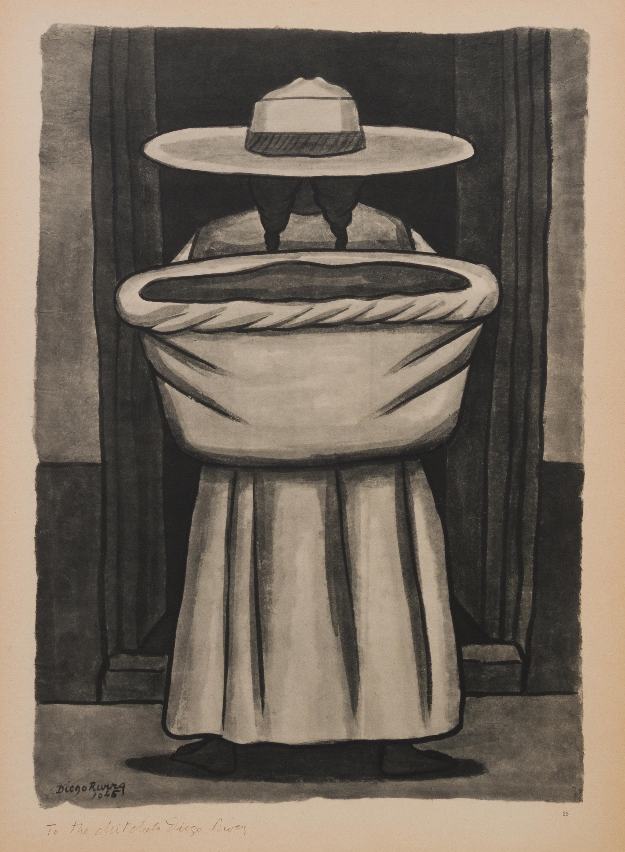 After Diego Rivera, (Mexican, 1886-1957), Acuarelas, 1935-1945 (portfolio of 19 of 25 lithographs with original jacket)