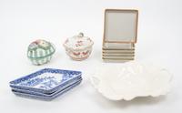 A Group of Ceramic Table Articles — 19TH AND 20TH CENTURY