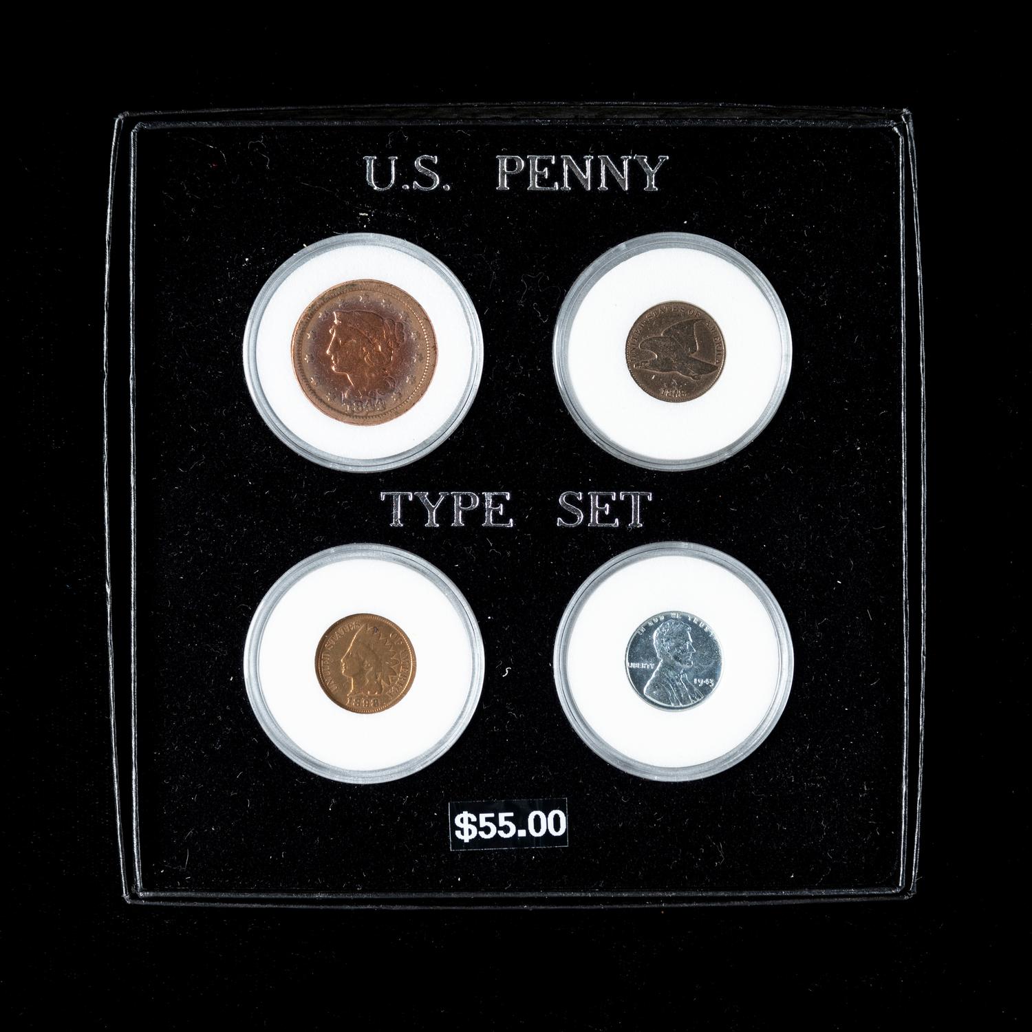 A Collection of 1c Coins