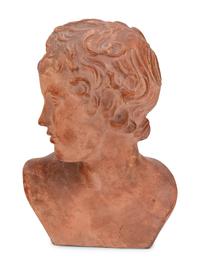 A Continental Terra Cotta Bust