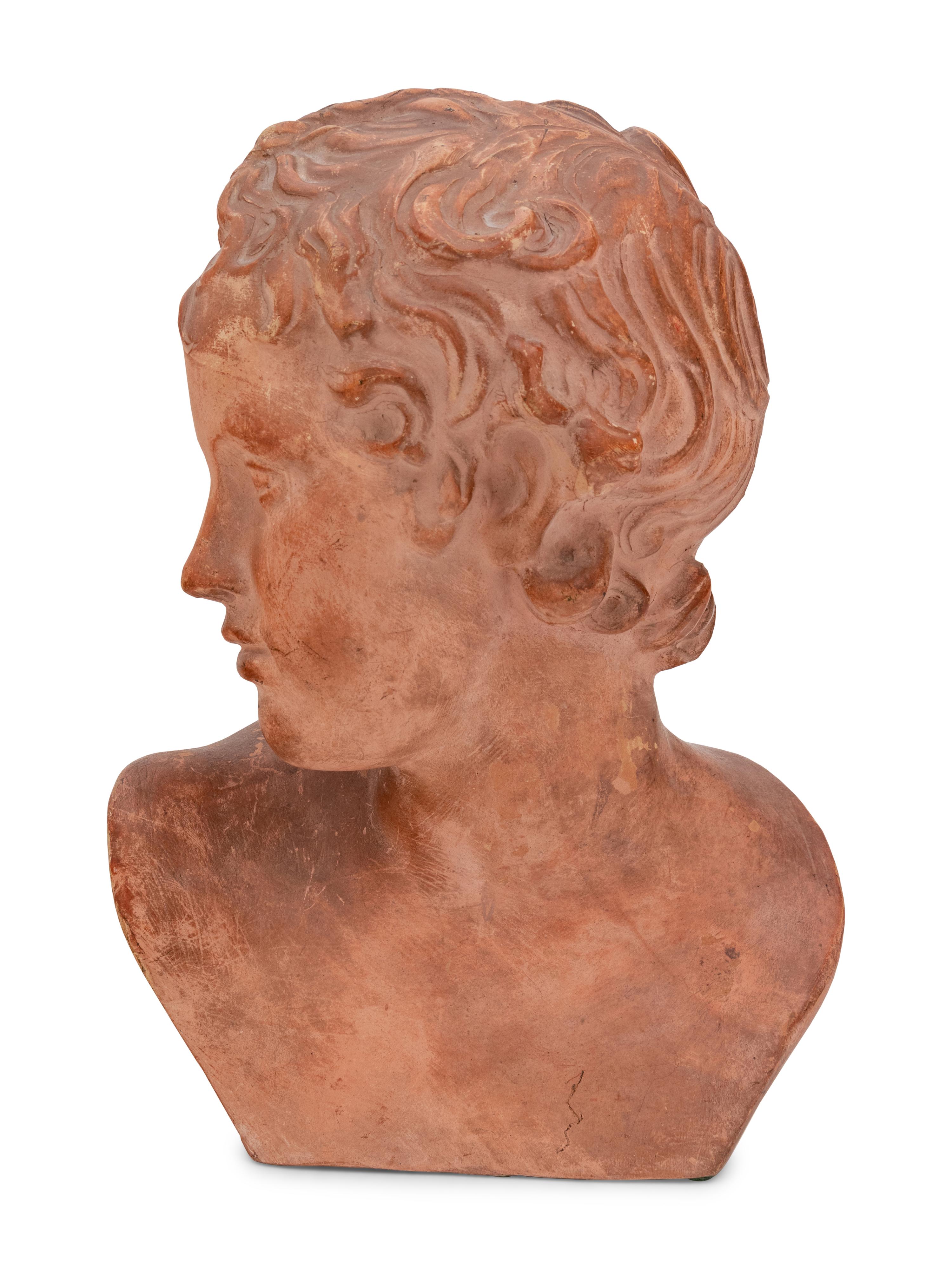 A Continental Terra Cotta Bust