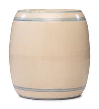 An 'R. H. Clark & Co. Hamburg Spiced Herring' Stenciled Stoneware Crock