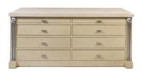 A Pair of Hollywood Regency Chests of Drawers