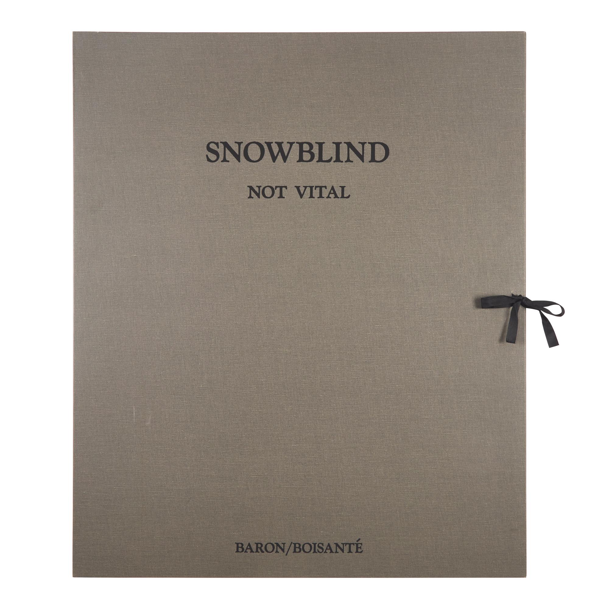 Not Vital (Swiss, b. 1948) — Snowblind, 1987 (portfolio of 6 etchings and a monoprint, with a portfolio case)
