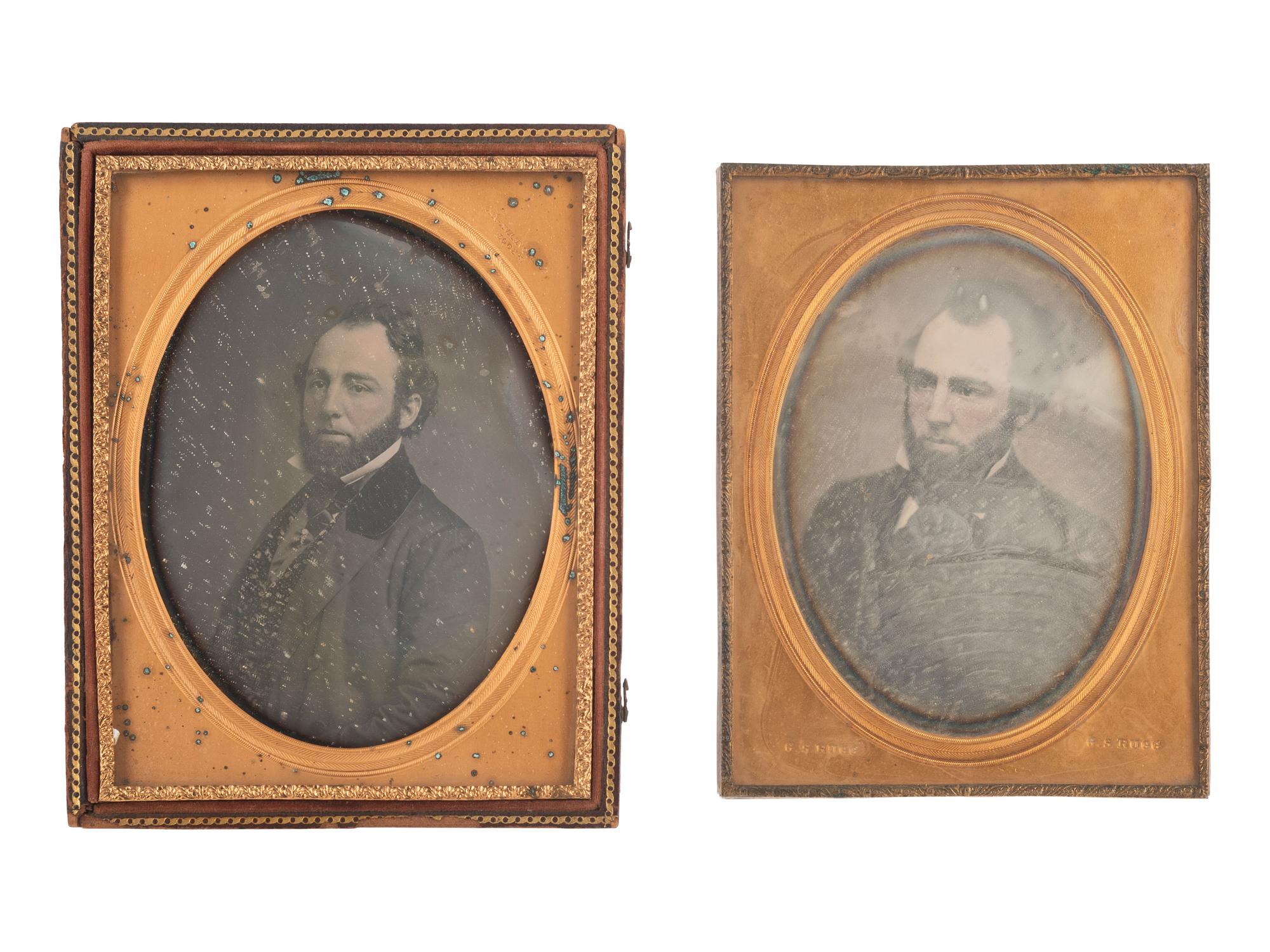 [EARLY PHOTOGRAPHY]. 13 pairs of daguerreotypes featuring the same subjects, some likely copies.