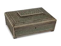 An Anglo-Colonial Inlaid Sewing Box