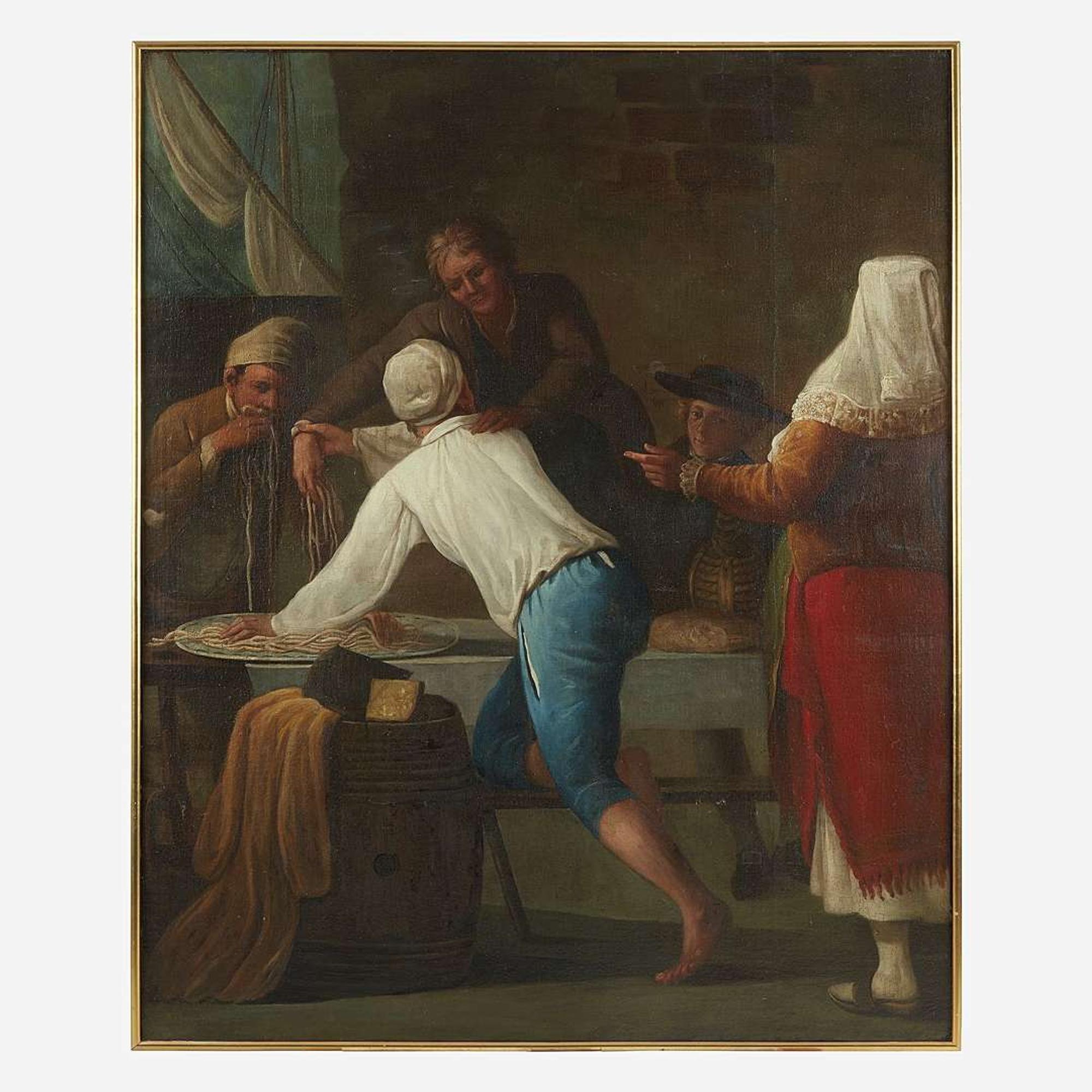 Antonio Cifrondi (Italian, 1657–1730) The Spaghetti Thief