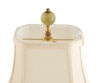 A Pair of Gilt Bronze Mounted Onyx Urn-Form Table Lamps