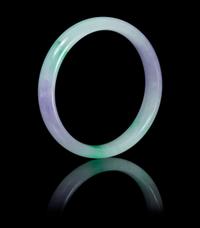 A Jadeite Bangle Diameter of interior 2 1/8 inches.