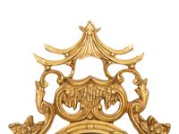 A Chinese Chippendale Style Giltwood Mirror