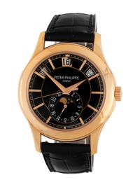 PATEK PHILIPPE, REF. 5205R 18K ROSE GOLD ANNUAL CALENDAR WITH MOON PHASE WATCH