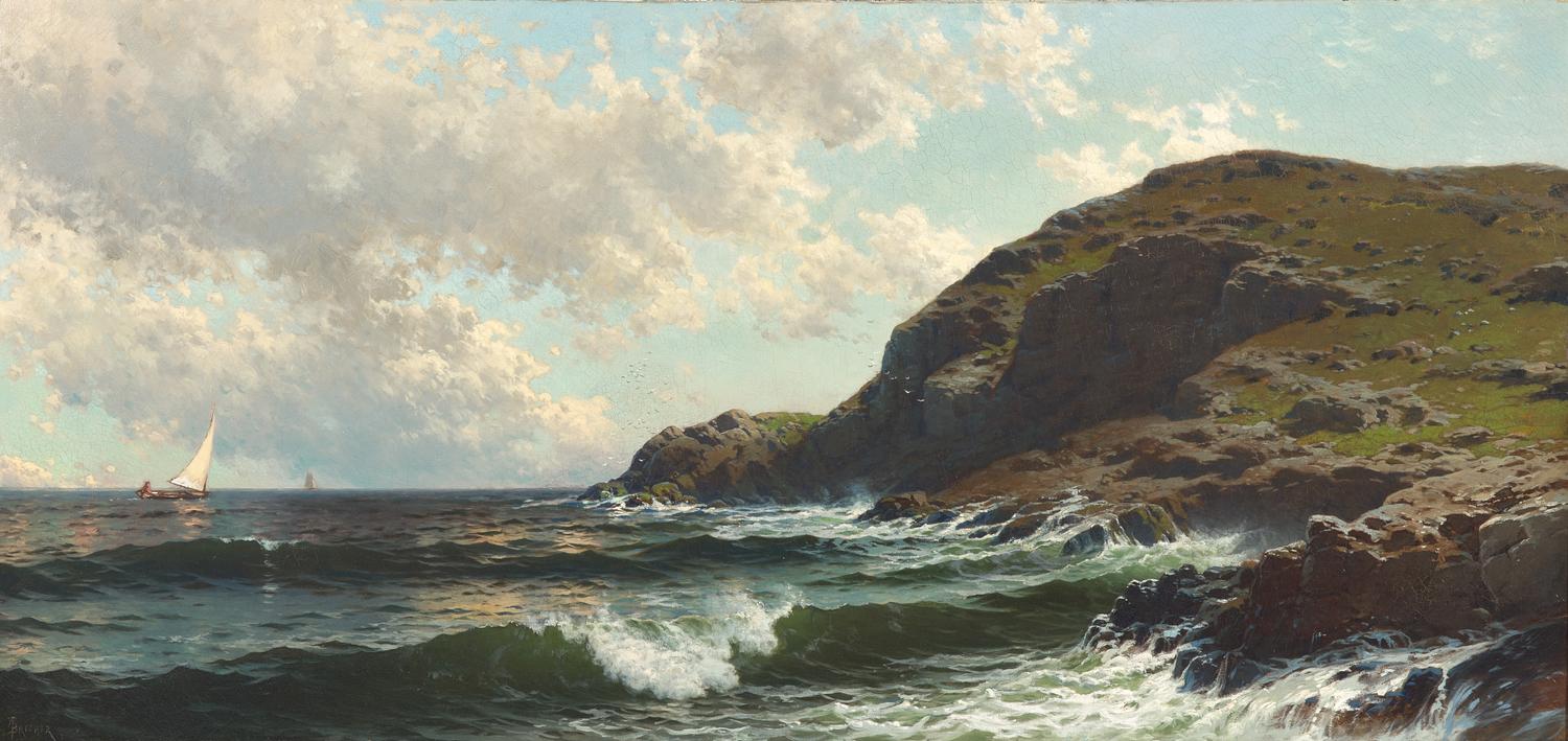 Monhegan Cliff, Maine , c. 1896