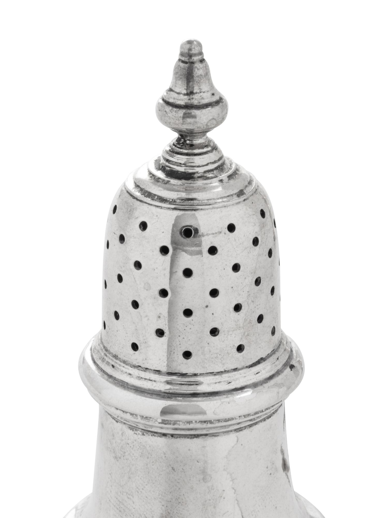 A Pair of Tiffany & Co. English Silver Casters