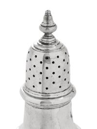 A Pair of Tiffany & Co. English Silver Casters