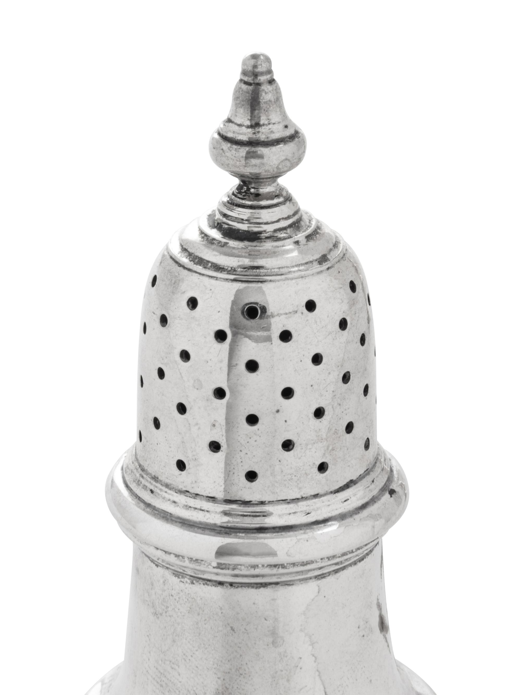 A Pair of Tiffany & Co. English Silver Casters