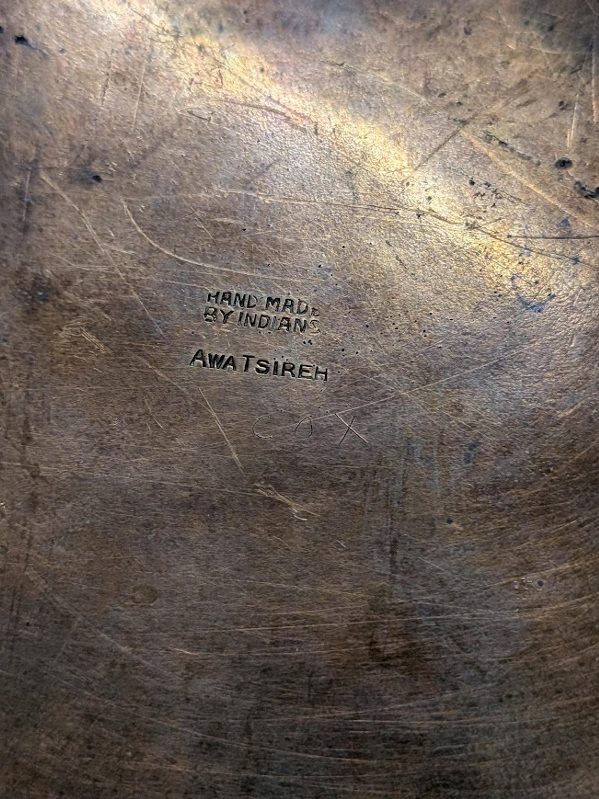 Awa Tsireh, Alfonso Roybal (San Ildefonso, 1898-1955) — Copper Bowl, with Avanyu