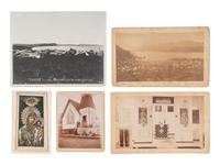 [NATIVE AMERICANS]. A group of 16 photographs of Alaska, incl. landscapes and landmarks, many by F. Jay HAYNES and Edward de GROFFS.