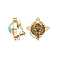 MAZ, YELLOW GOLD, CULTURED PEARL, AND TURQUOISE JEWELRY