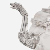 A Federal five-piece coin silver tea and coffee service William Miller, Philadelphia, PA, circa 1820