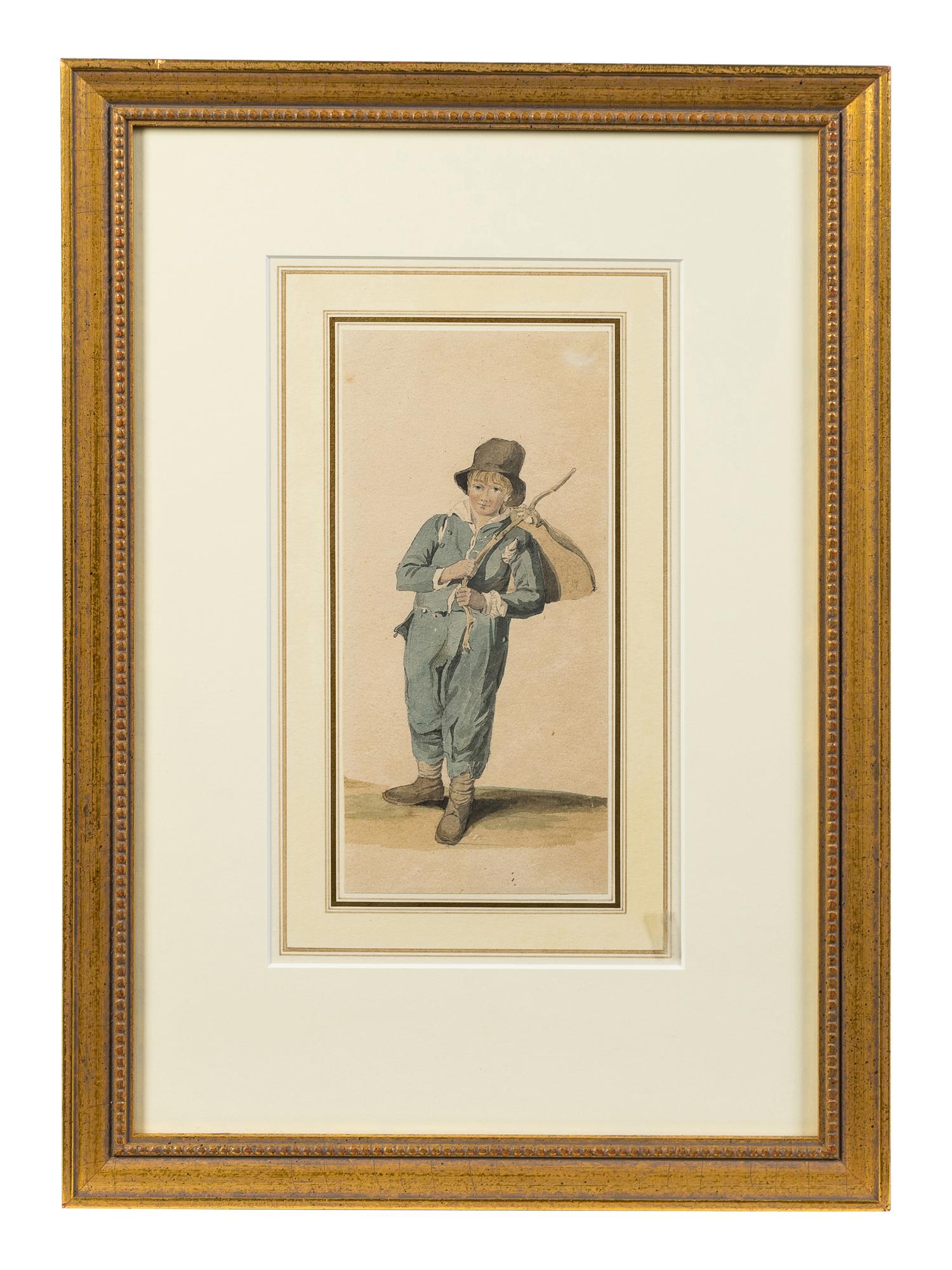 Three Drawings of Figures