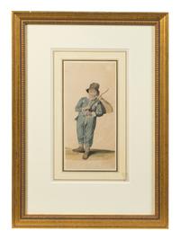 Three Drawings of Figures