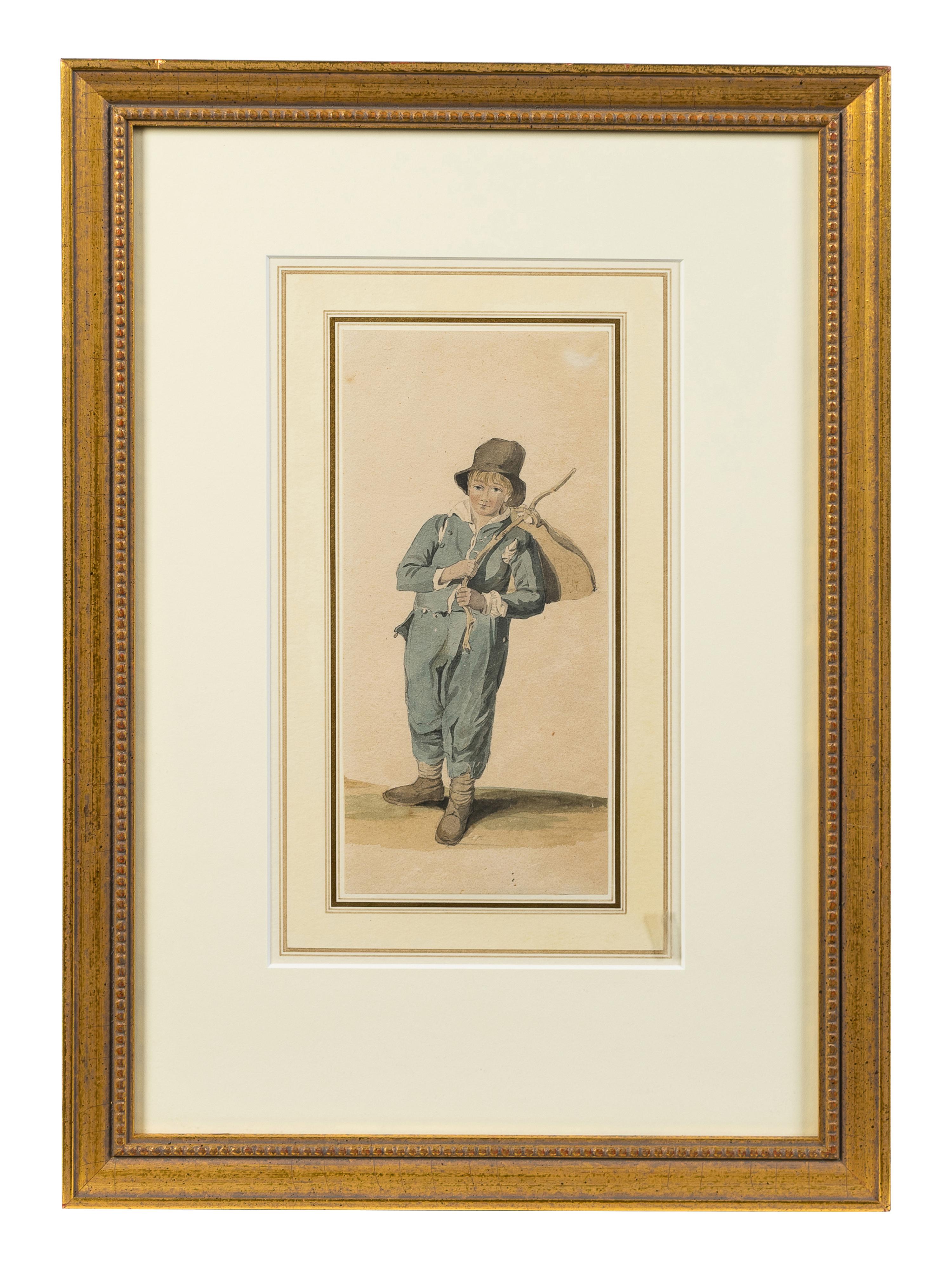 Three Drawings of Figures