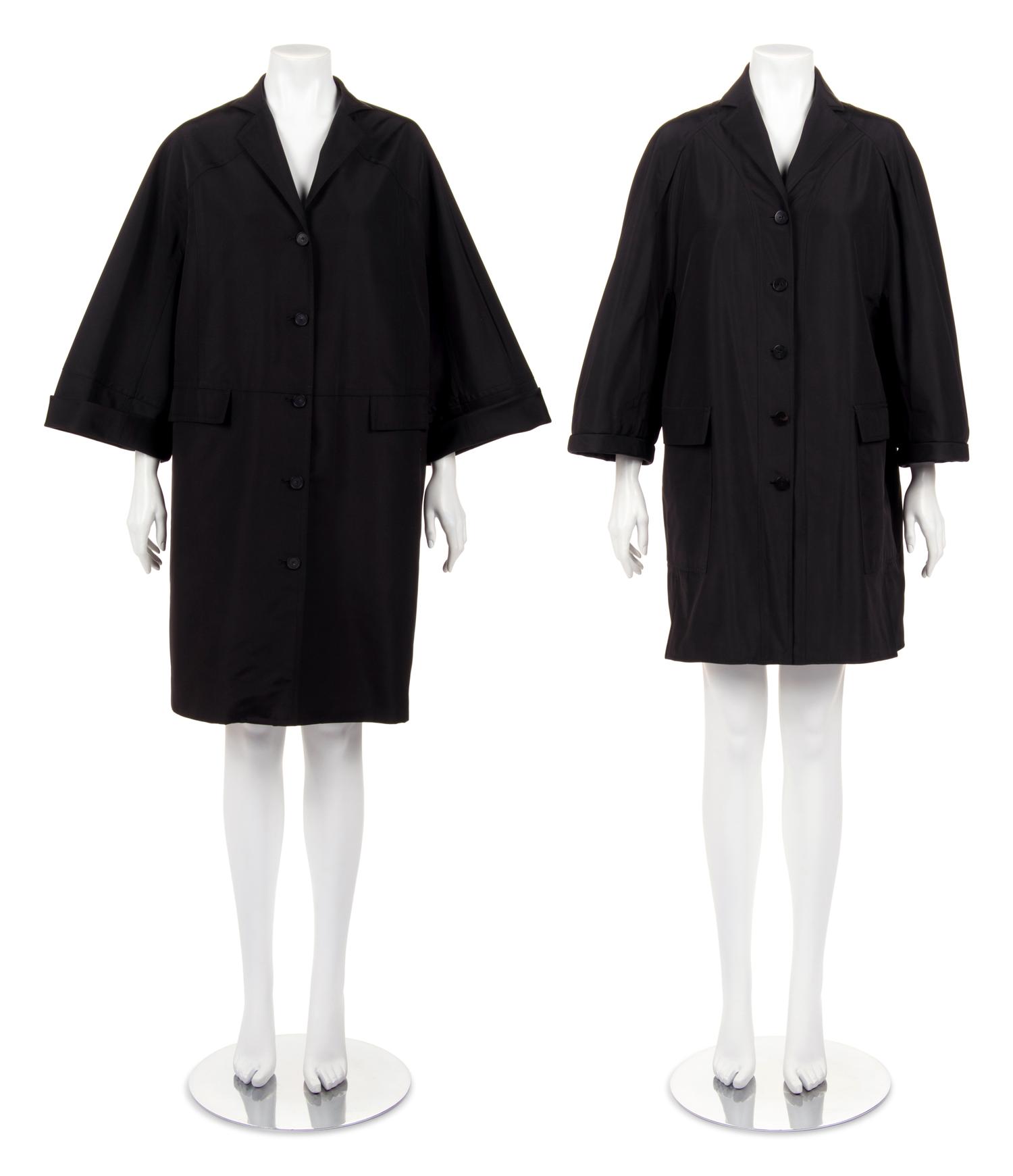 Two Ralph Rucci Coats: One Overcoat, One Raincoat, 2017