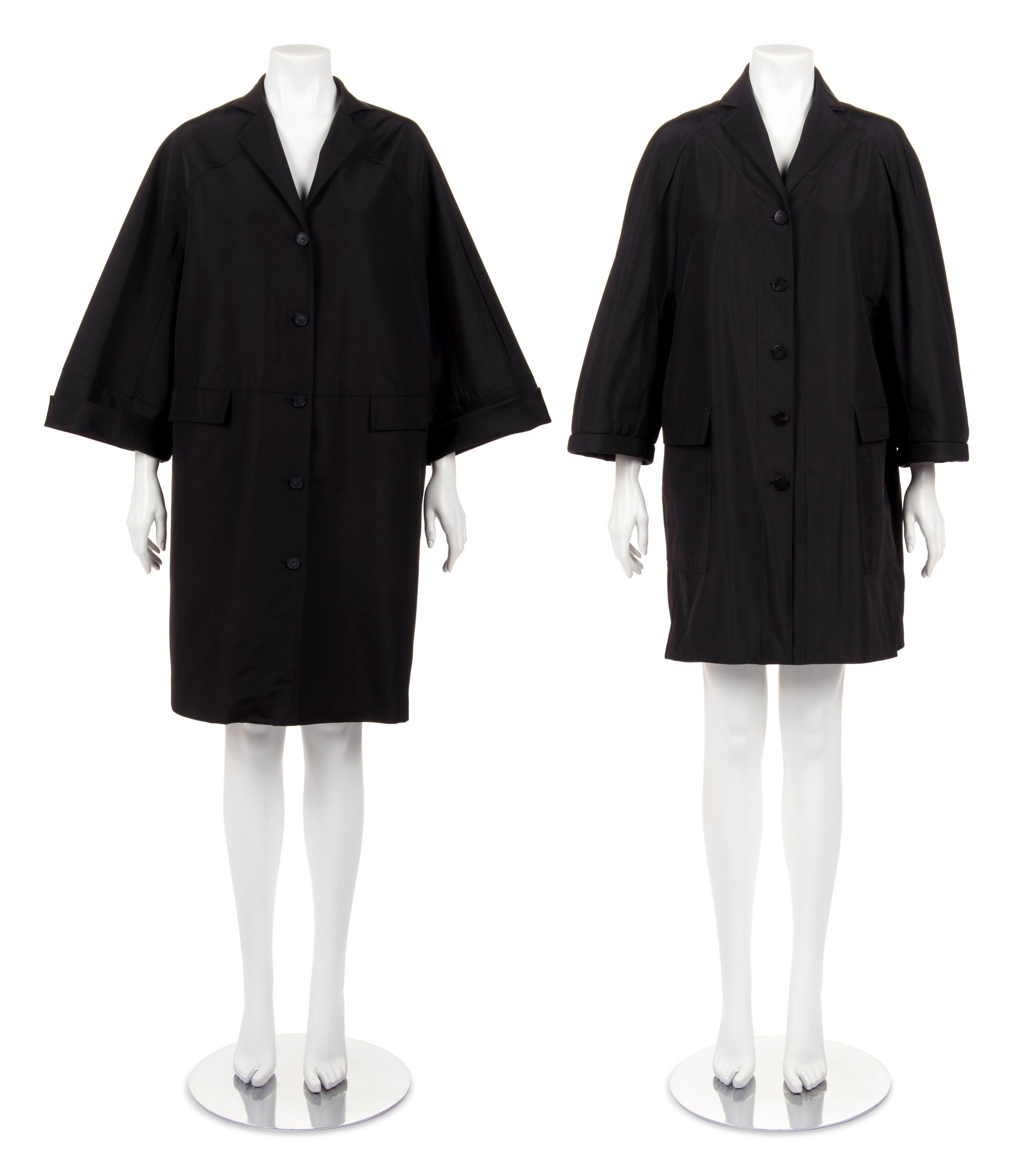 Two Ralph Rucci Coats: One Overcoat, One Raincoat, 2017