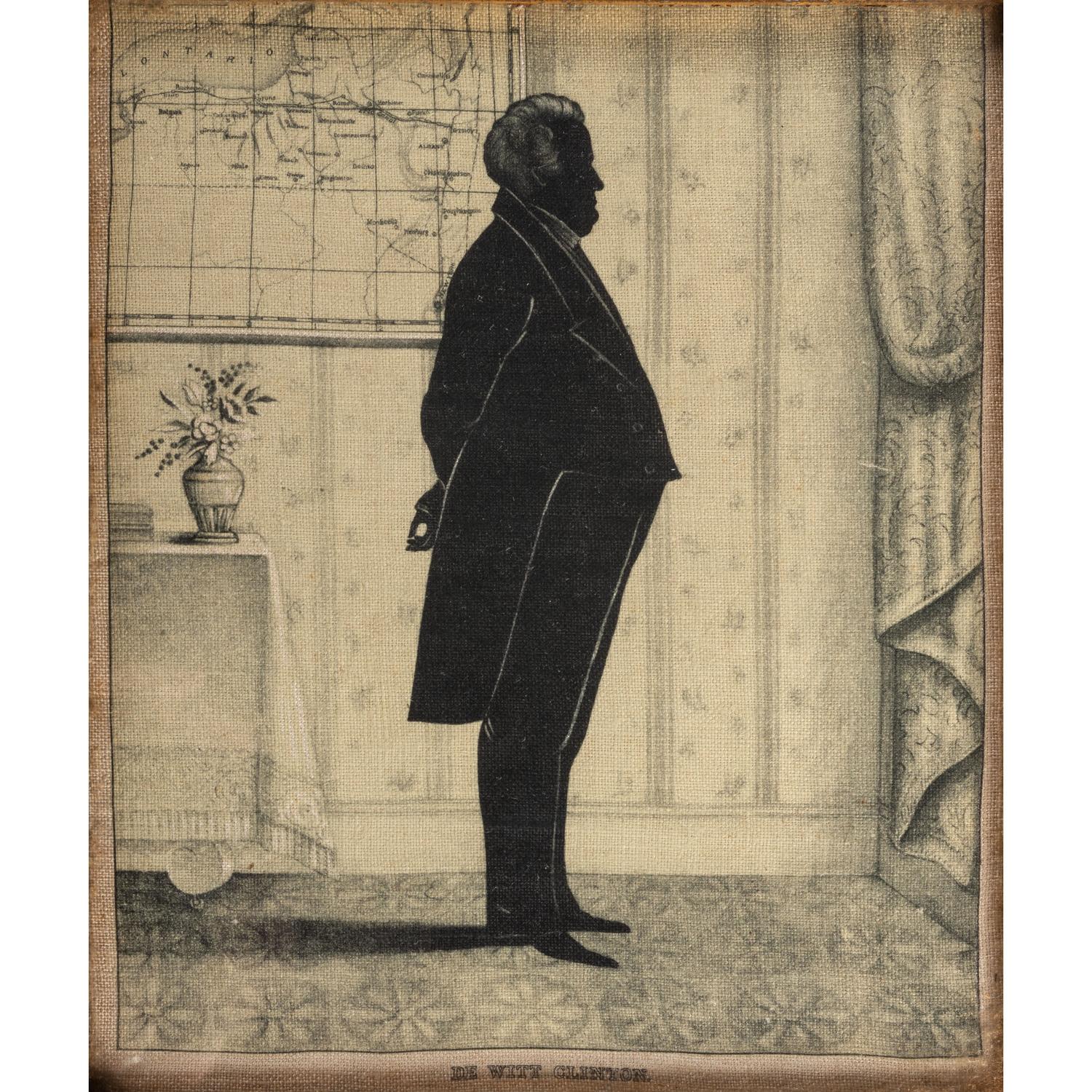 A Silhouette of Dewitt Clinton (1769-1828)
