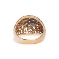 YELLOW GOLD AND DIAMOND RING