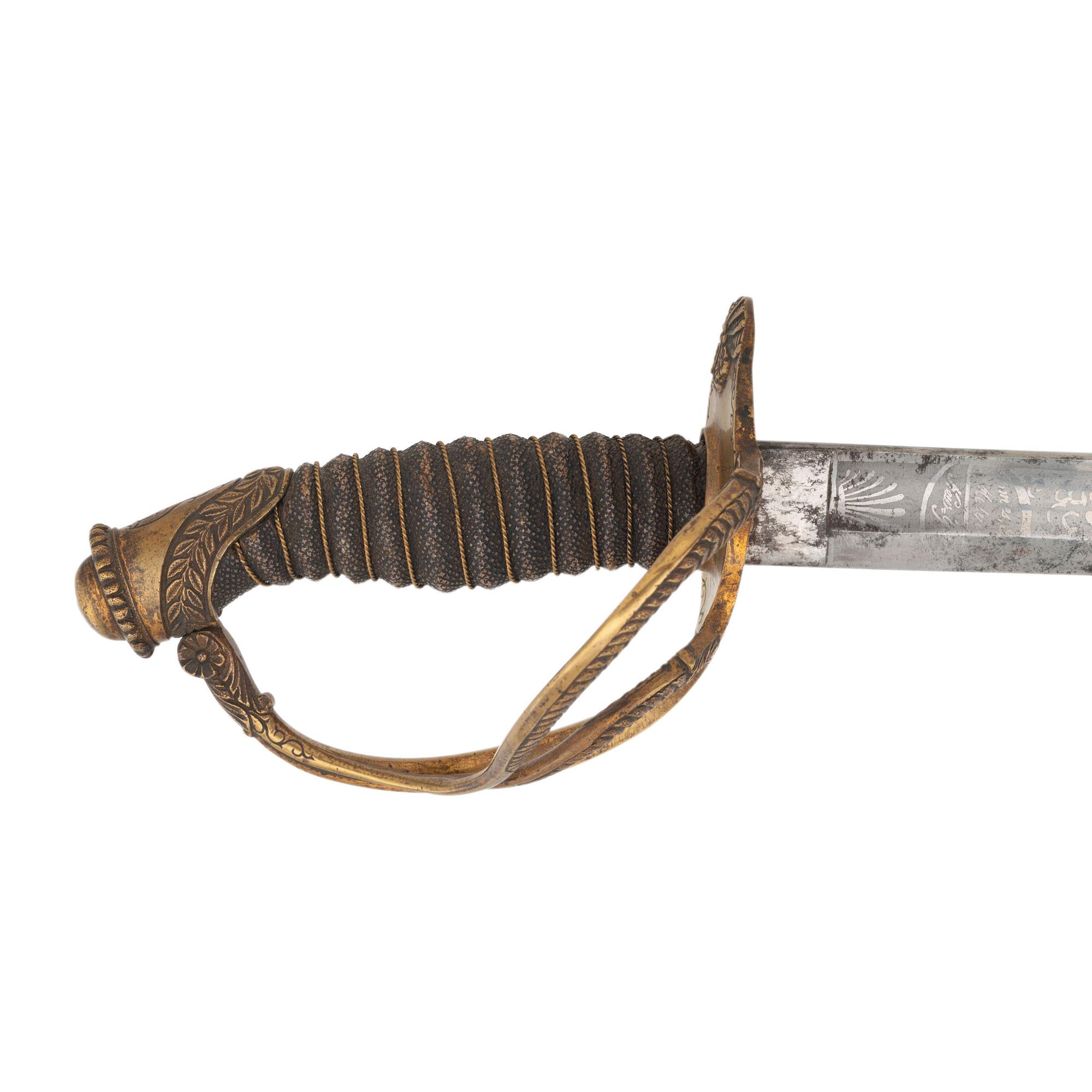 Published Tomes, Son & Melvain Field Grade Cavalry Officers' Sword Presented to Lt. Col. S.M. Fuller - 4th Maine Infantry