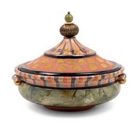 A Mackenzie Childs Terracotta Tureen