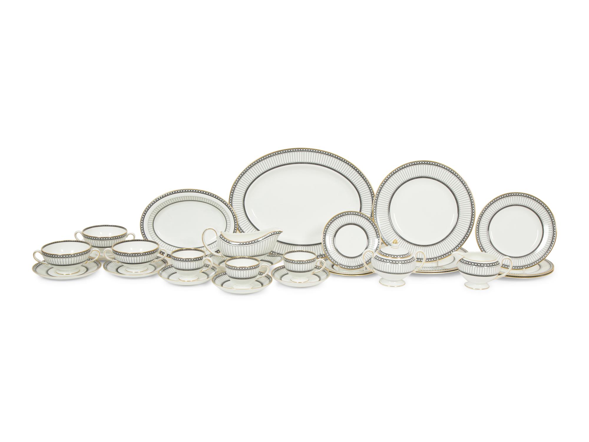 A Wedgwood Colonnade Porcelain Dinner Service