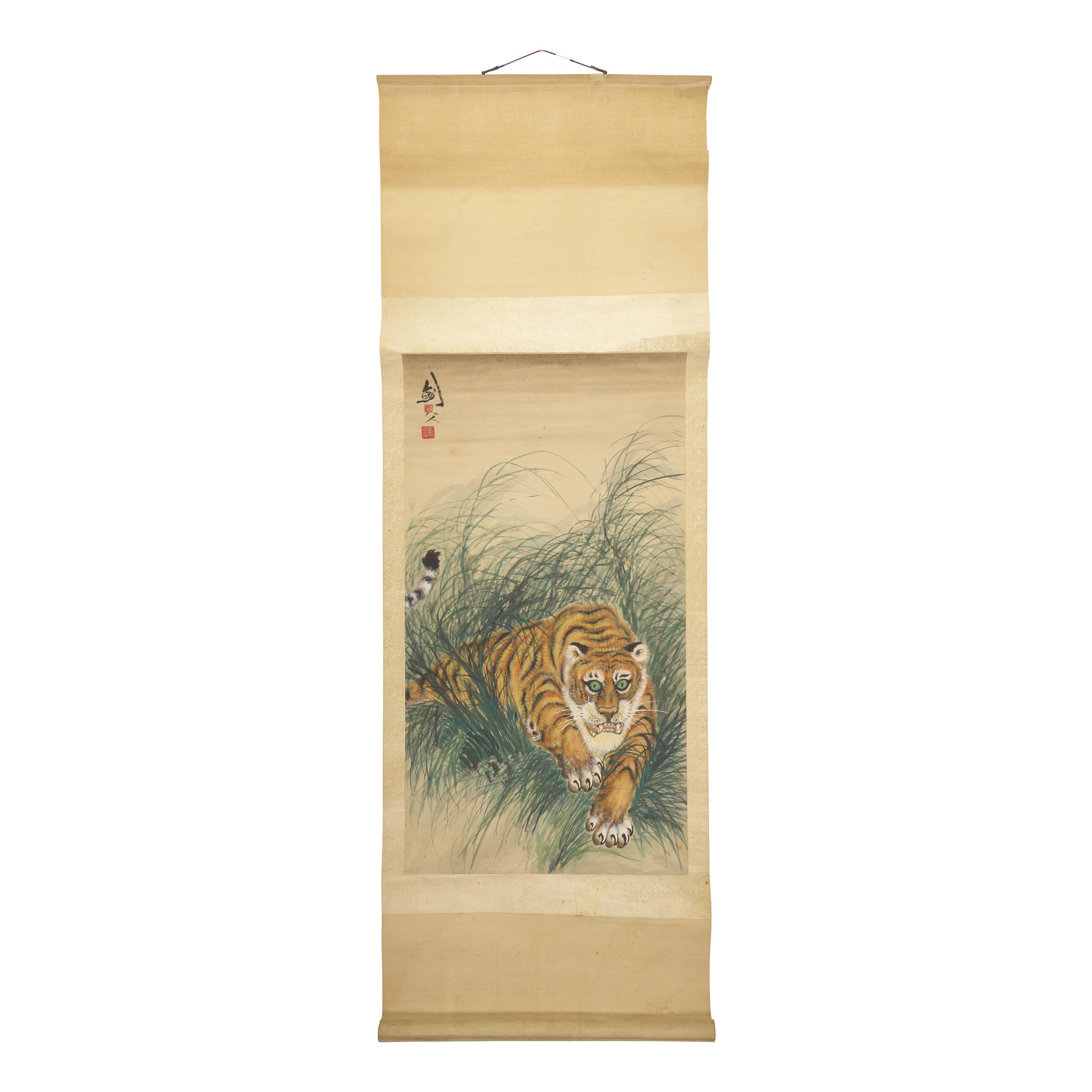 Three Chinese Paintings — 謝稚柳（款），高奇峰（款）及其他
