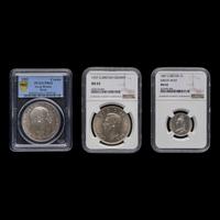 [GREAT BRITAIN] A Group of Three Graded Coins