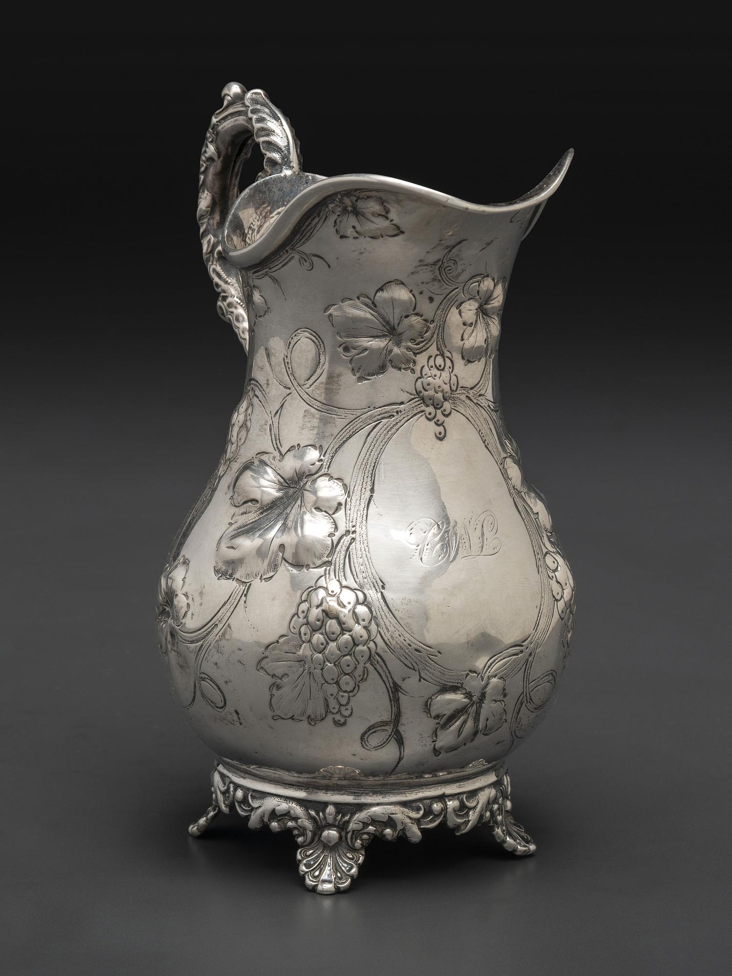 An American Coin Silver Cream Pitcher