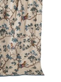 A Set of Three Drapery Panels