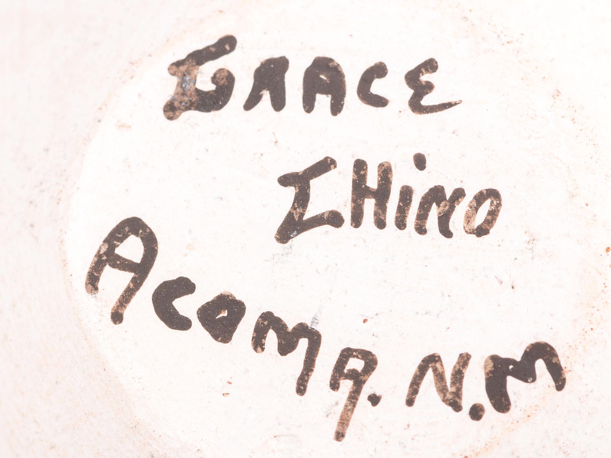 Acoma Seed Jar and Miniature Pottery